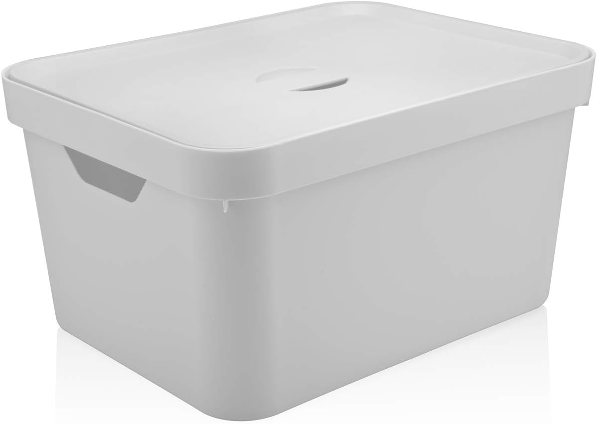Caixa Organizadora Cube G com Tampa Ou Branco