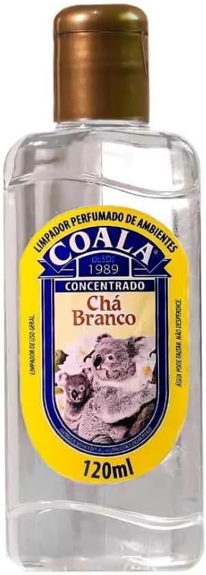 Coala Essencia Limpador Perfumado de Ambiente 120ml Cha Branco