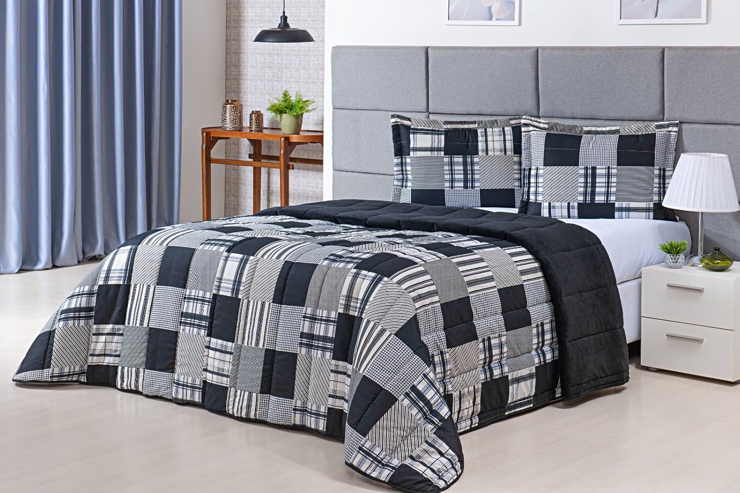 Coberdrom Colcha Cobre Leito Edredom Com Enchimento Para Cama de