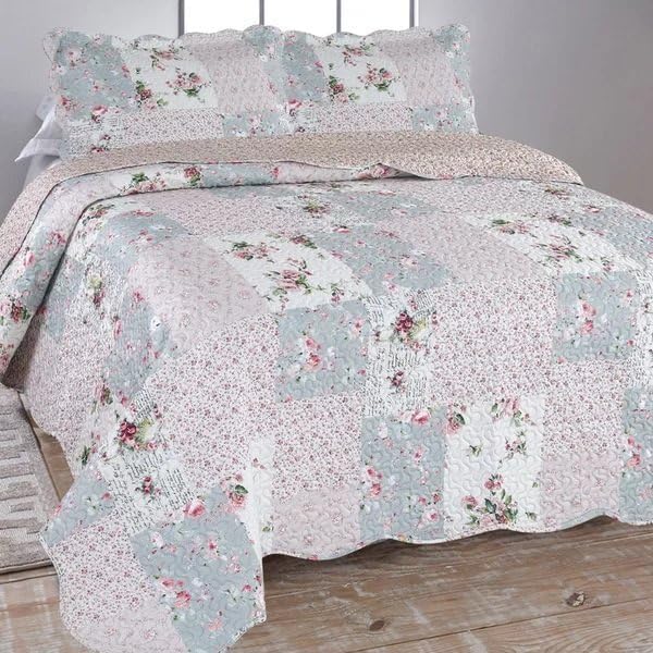 Colcha Cobre Leito Ultrasonic Dupla Face Dyuri Estampada