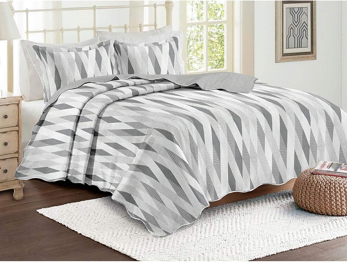 Colcha Patchwork Microfibra Camesa Casal Gigante 220X240 CASPE