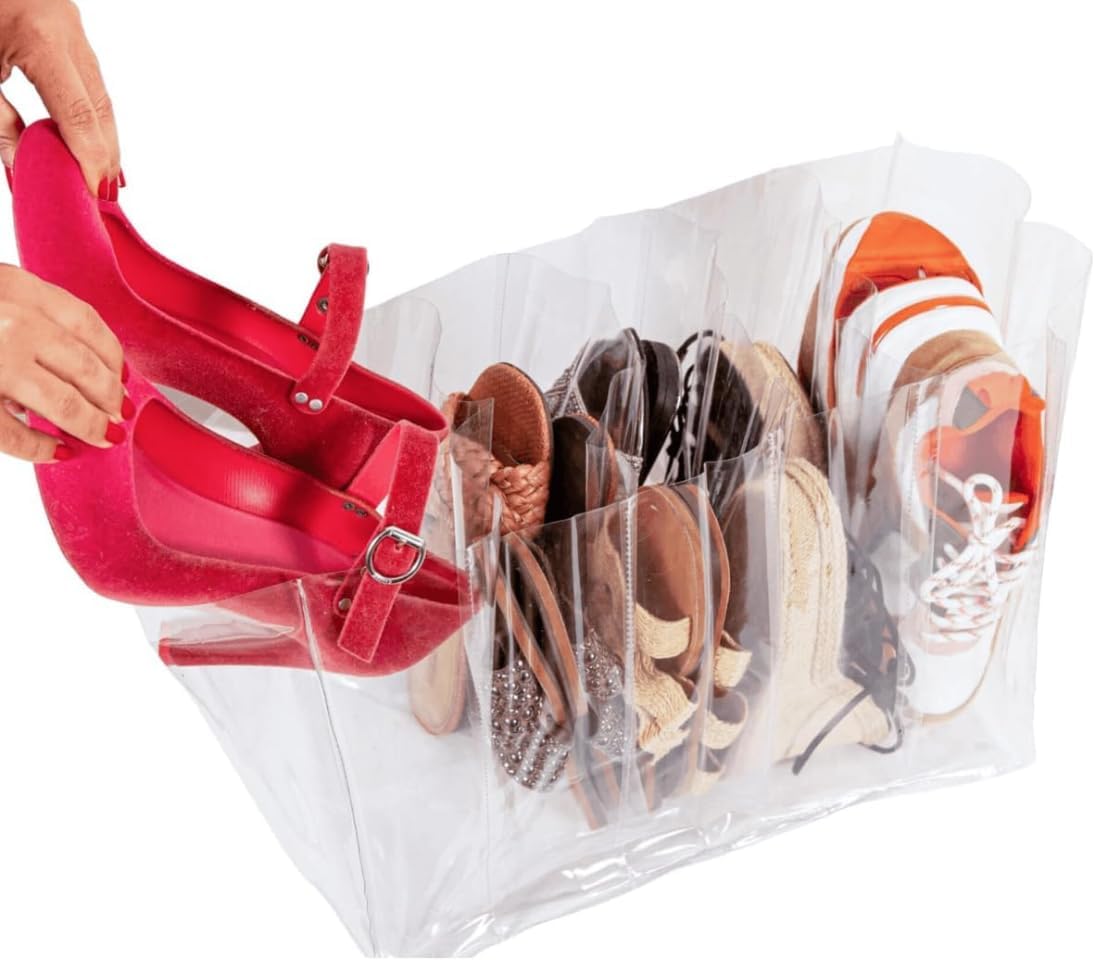 Colmeia para Sapatos Transparente Natural PVC Cristal Premium c 5