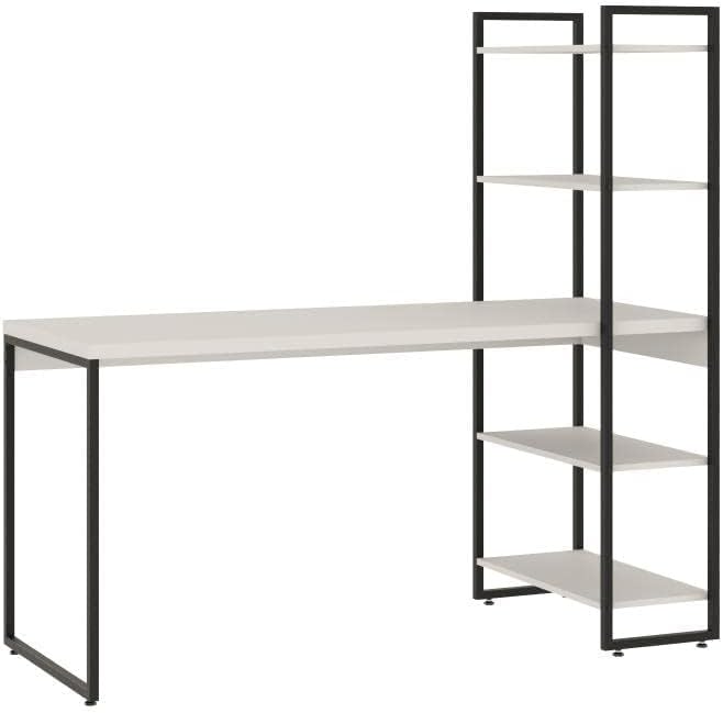 Compace Desing Escrivaninha com Estante Alta 4 Prateleiras 150m Dynamica
