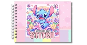 Conheça o Livro de Colorir Stitch Capa Dura que Está Conquistando Crianças e Adultos.fw