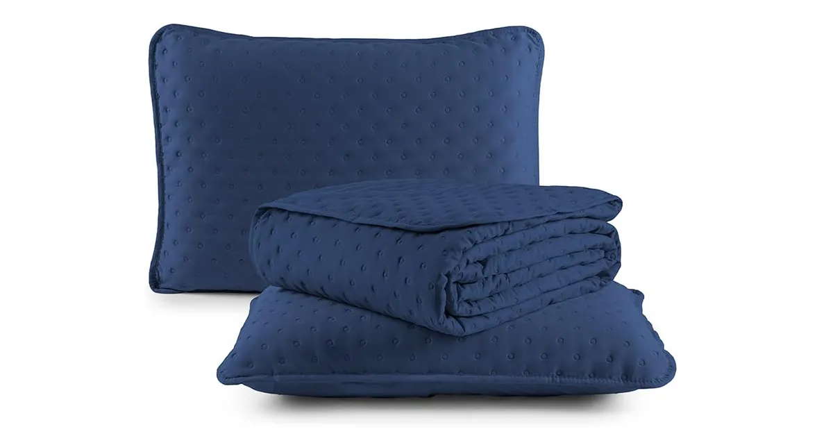 Conheça o Luxuoso Kit Cobre Leito Queen Matelado Dots 300 Fios