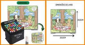 Conheça o livro de colorir Bobbie Goods que está revolucionando a criatividade infantil