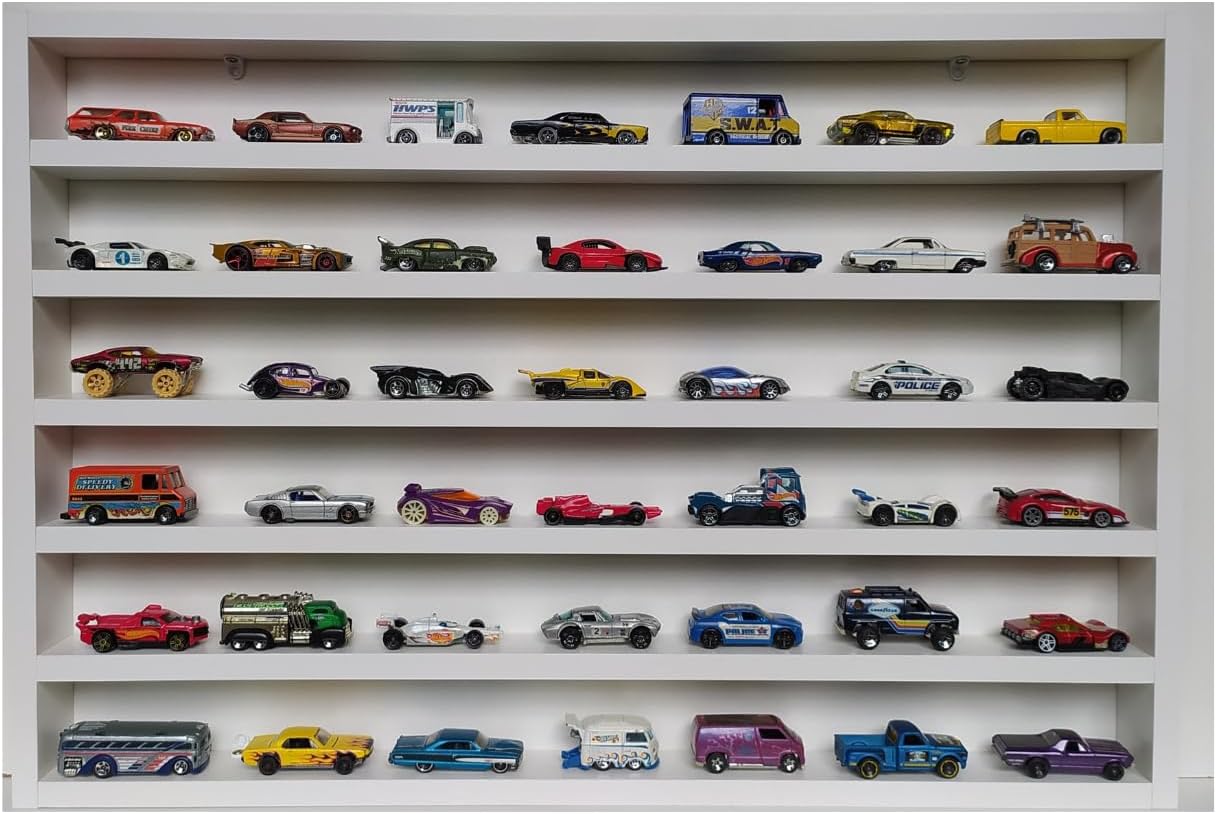 ESTANTE CARRINHOS OBJETOS DECORACAO