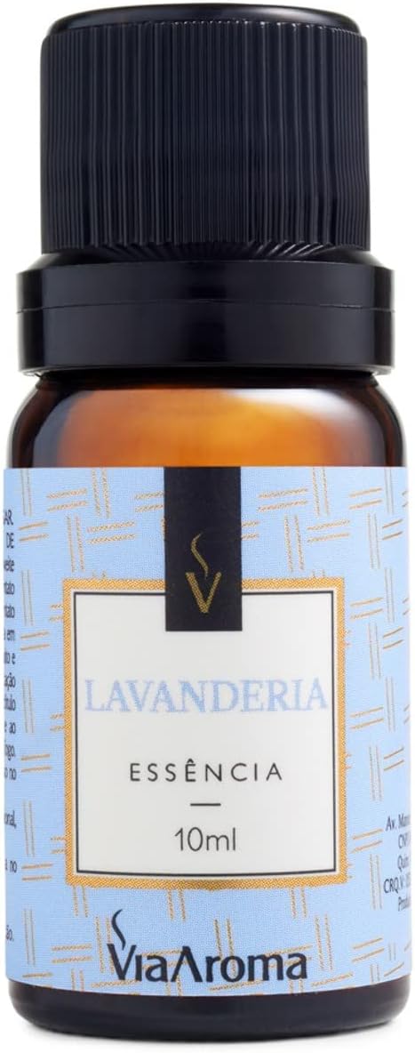 Essencia Via Aroma Lavanderia Para Aromatizador Aromaterapia 10ml