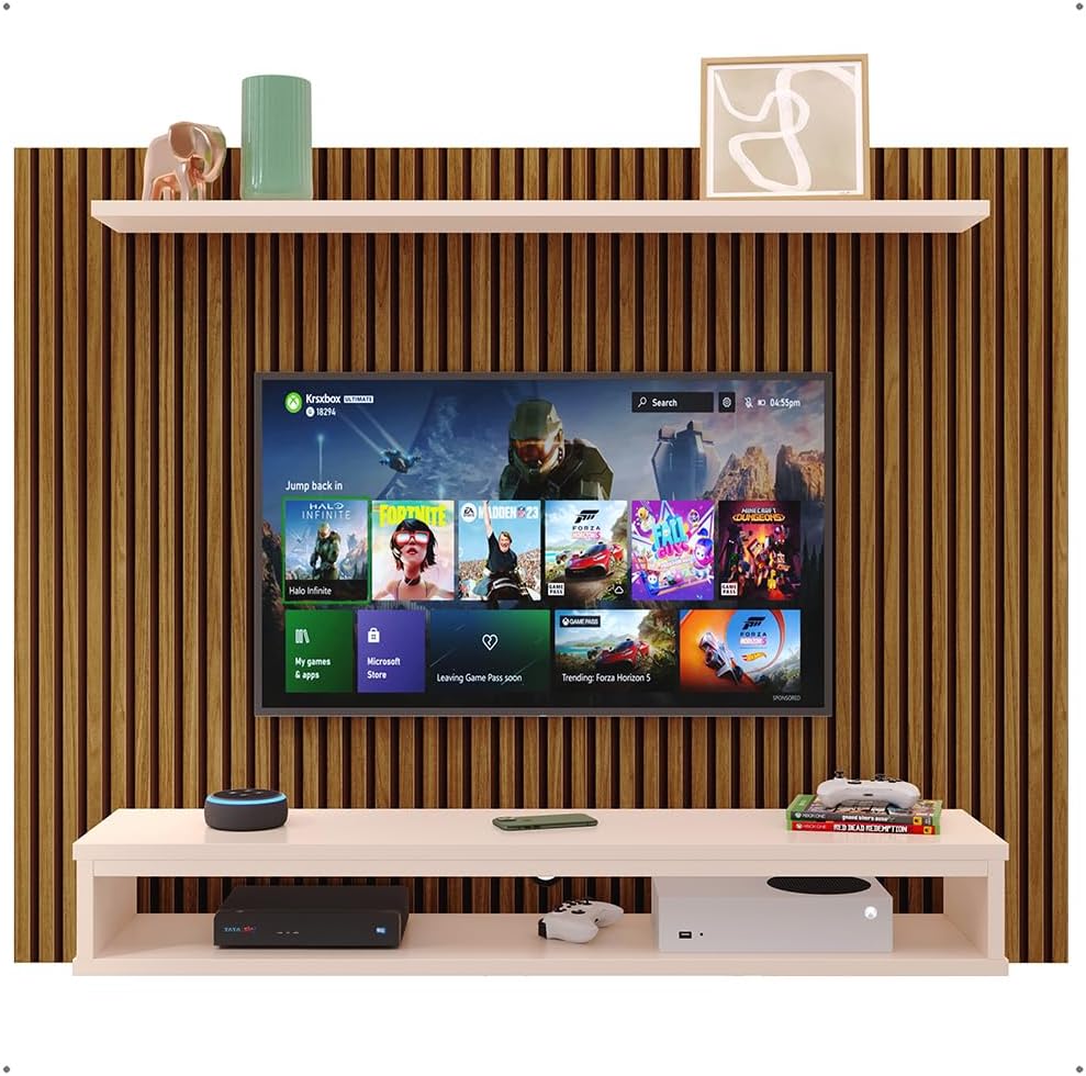 Estante Painel Parede Suspenso Tv 40 42 47 48 Polegadas