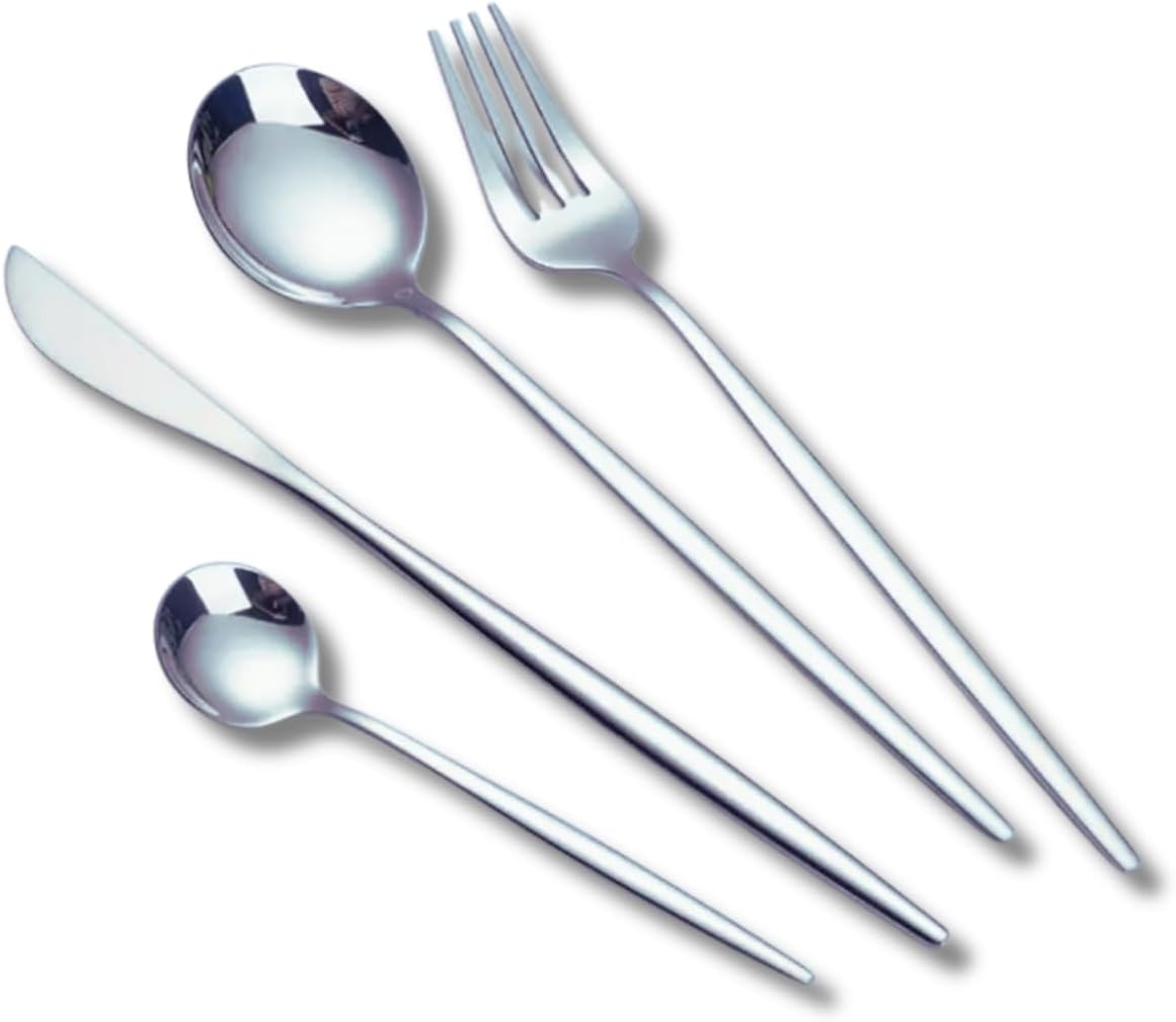 Faqueiro Conjunto de Talheres em Aco Inox com 24 pecas