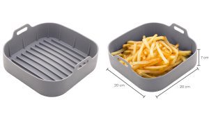 Forma Quadrada de Silicone para Air Fryer