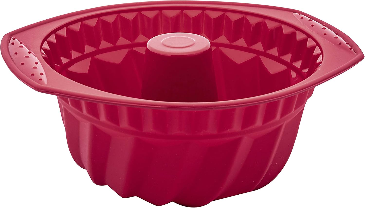 Forma para Bolo Silicone Vermelho Euro