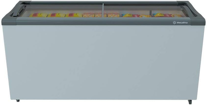 Freezer e Expositor Horizontal Metalfrio 505 Litros Branco NF55SB 110V