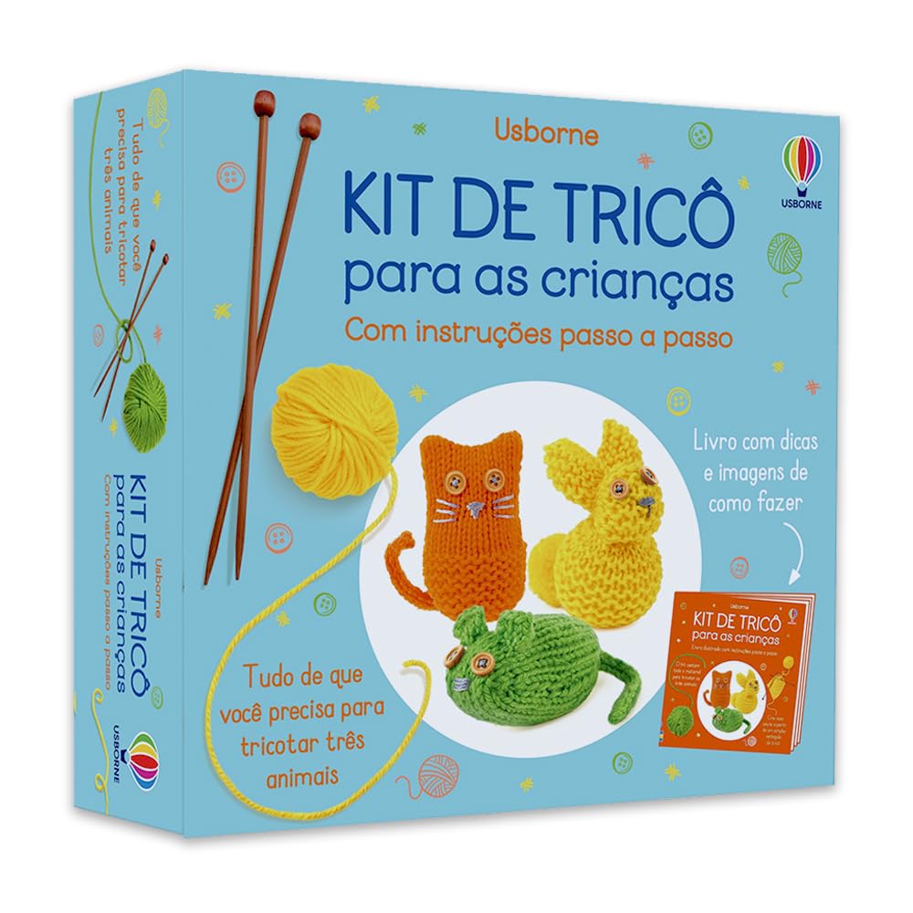 KIT DE TRICO PARA AS CRIANCAS
