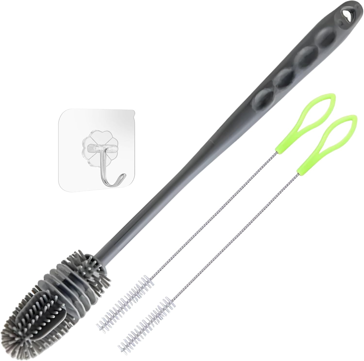 Kit Escovas para Lavar Garrafas e Canudos Escova de