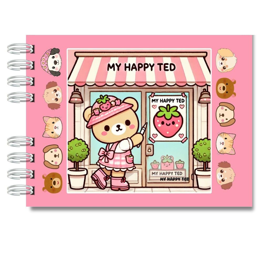 Livro de Colorir Capa Dura My Happy Ted 2a Edicao