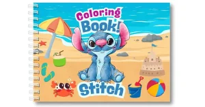 Livro de Colorir do Stitch Transforma Crianças em Pequenos Artistas