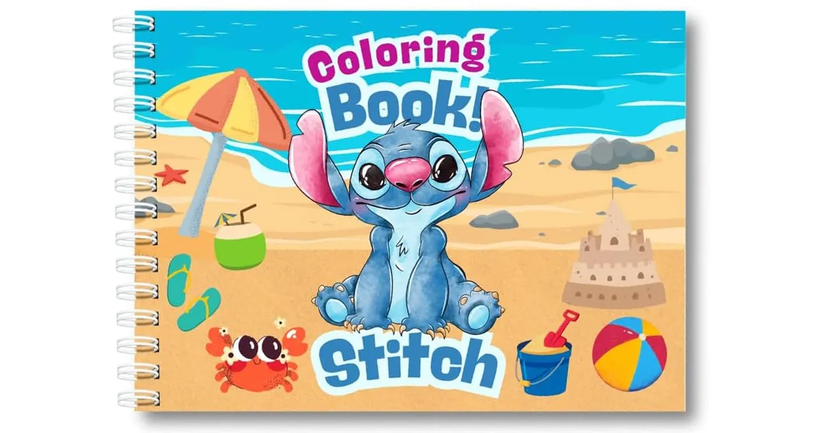 Livro de Colorir do Stitch Transforma Crianças em Pequenos Artistas