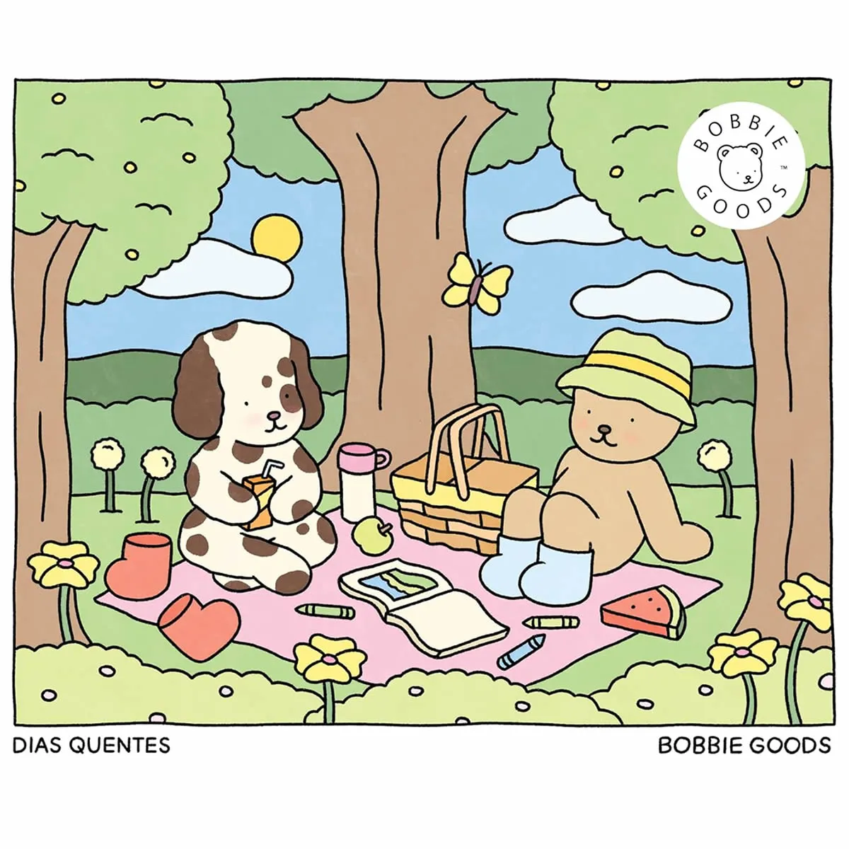 Livro de colorir oficial Bobbie Goods