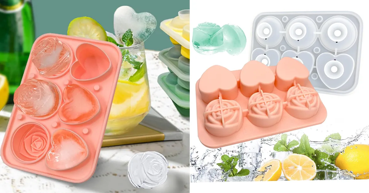 Molde de Gelo 3D em Silicone