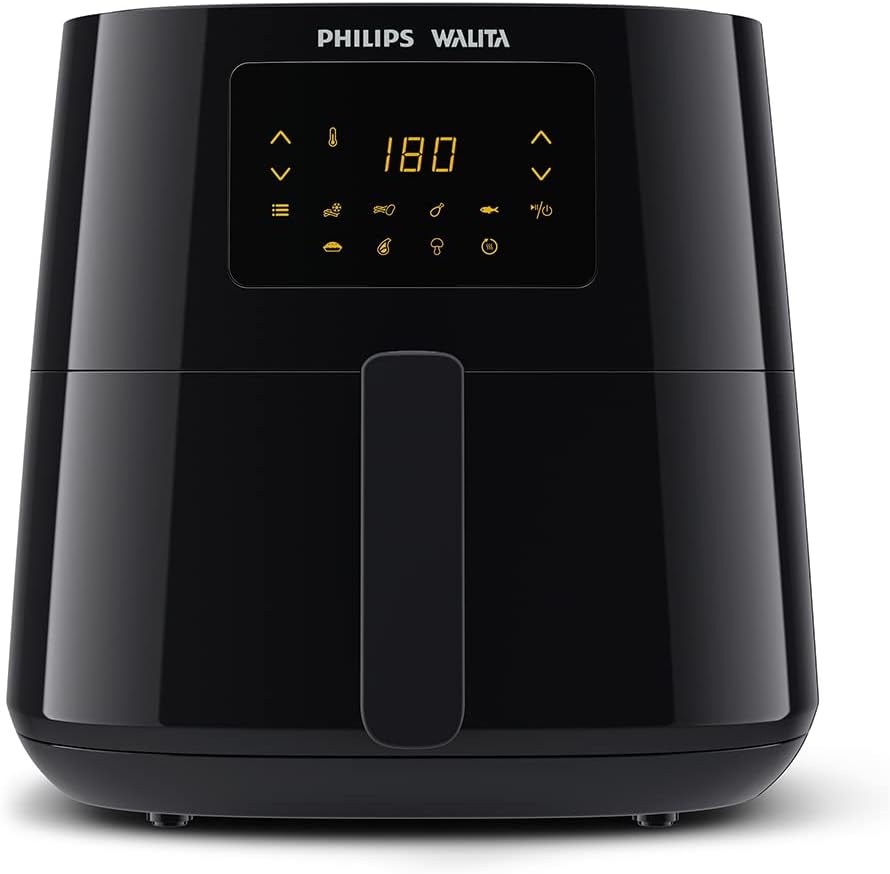 Philips Walita Preta Fritadeira Airfryer Essential XL Digital 62L de