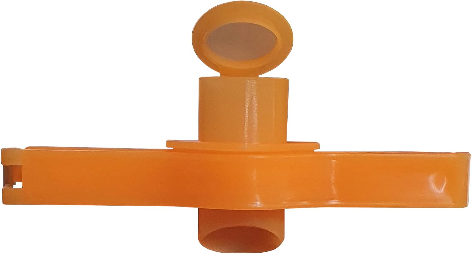 Presilha Com Tampa Para Fechar Embalagens De Alimentos Laranja