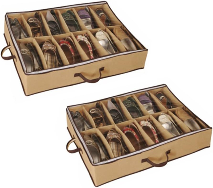 Sapateira Flexivel VB Home 12 Pares Marrom 2 Unidades