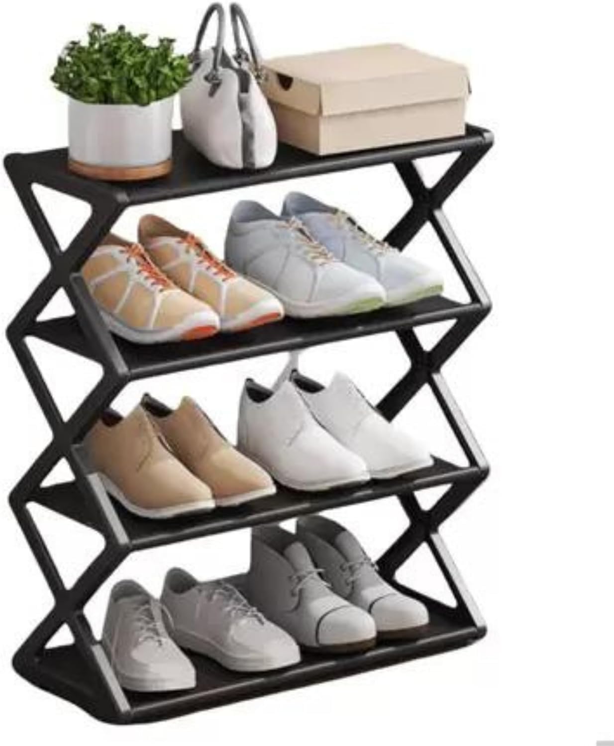 Sapateira Premium Desmontavel Organizador Multiuso 4 Andares Para Sapatos Organizacao