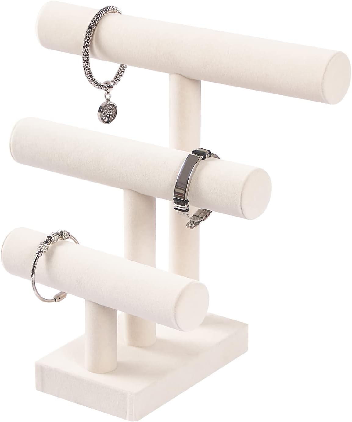 Suporte de pulseira de 3 niveis expositores de pulseira para