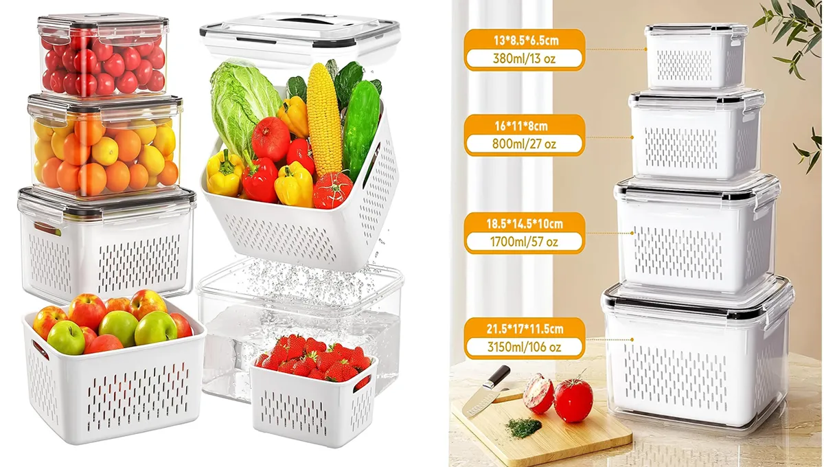 Surpreenda-se com o Kit Organizador de Geladeira que Prolonga a Vida dos Alimentos