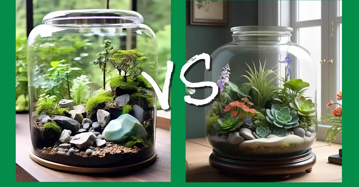 Terrário Fechado vs Aberto Qual Escolher para Suas Plantas