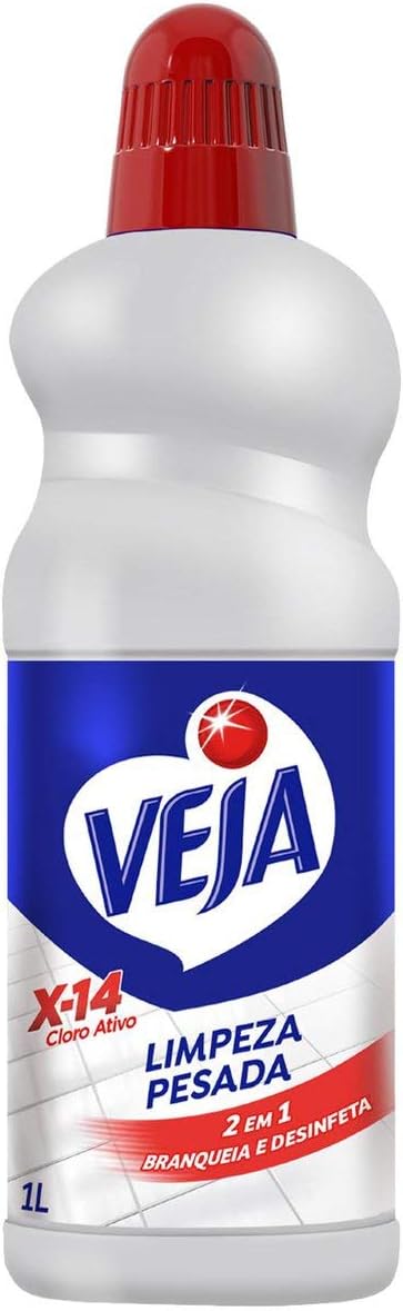 Veja Limpador X14 Limpeza Pesada 2Em1 Cloro Ativo 1 L