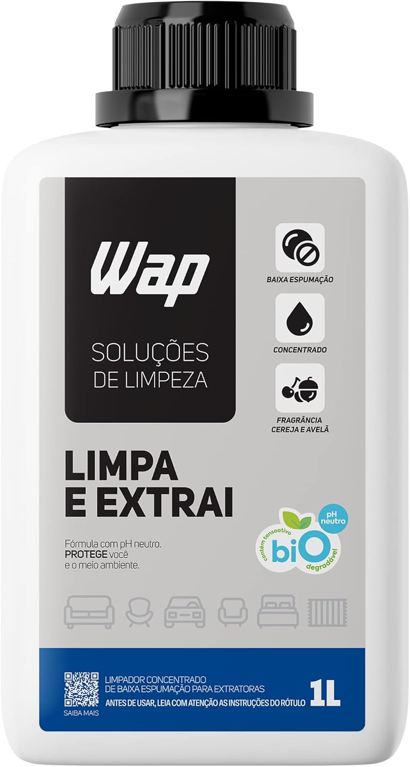 WAP Detergente Limpador para Extratoras Concentrado WAP LIMPA E EXTRAI