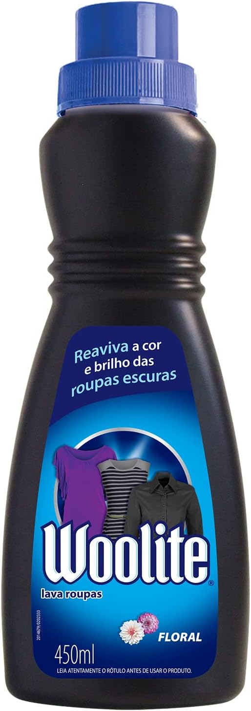 Woolite Lava Roupas Para Roupas Escuras Floral 450Ml