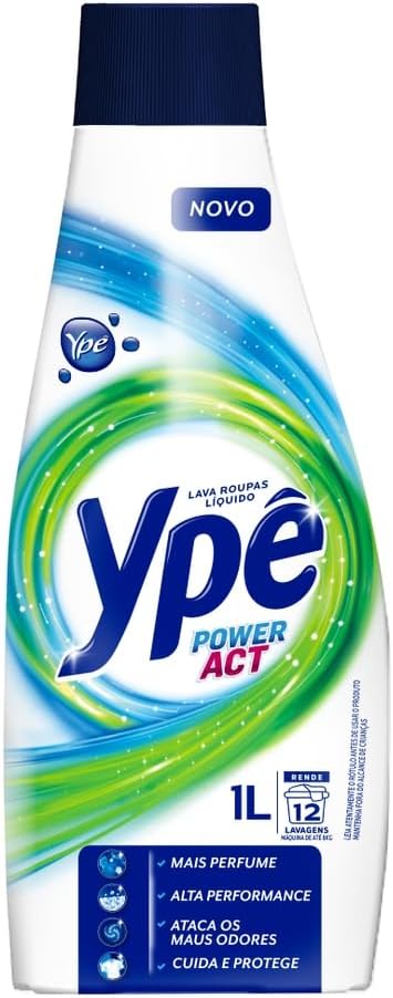 Ype Lava Roupas Liquido Power Act 1L