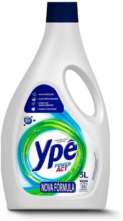 Ype Lava Roupas Liquido Power Act 3L