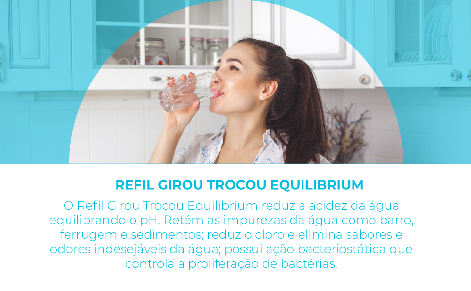 IBBL Refil Filtro Equilibrium para Purificador de Água 