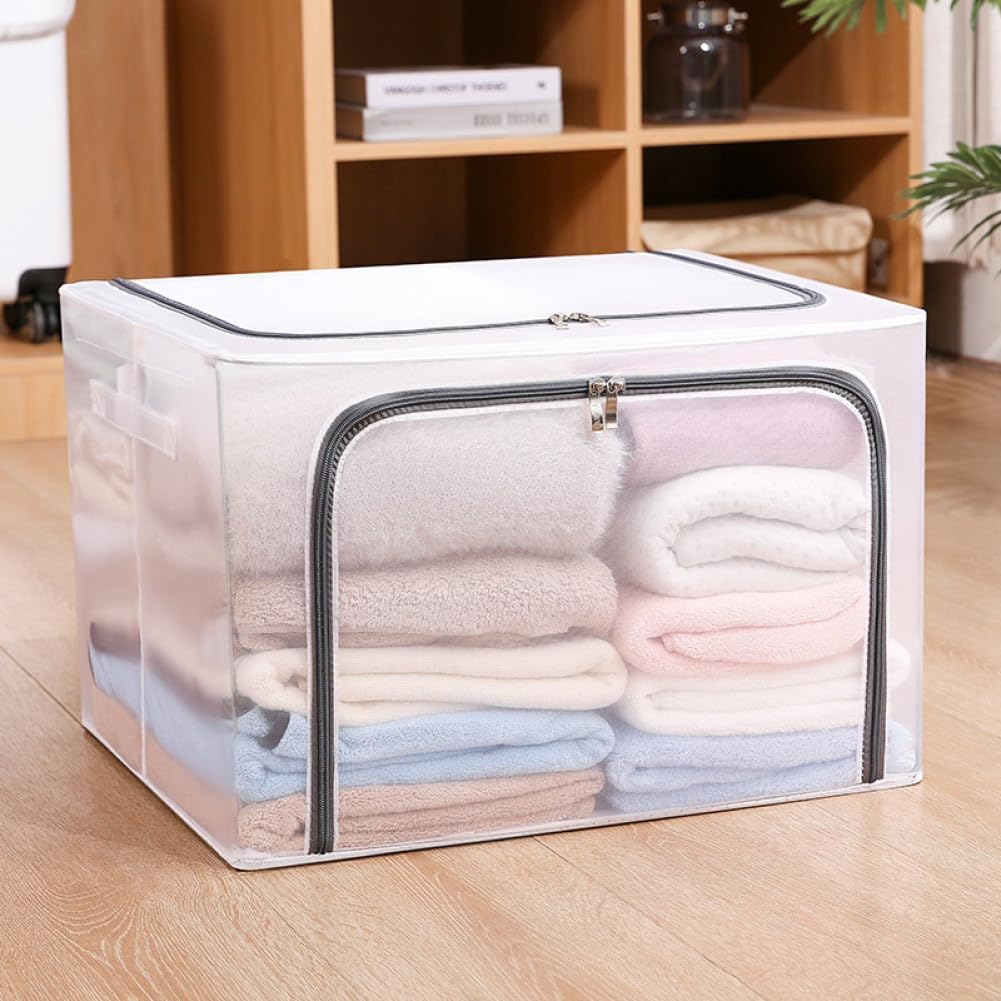 1748984514 26 Caixa Organizadora Guarda Roupa Armario Edredom Coberta Toalha Lencol feita