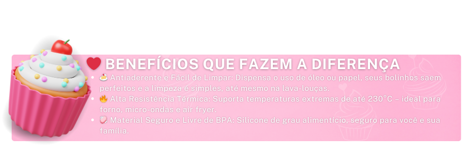formas de silicone, forma para cupcake, forminhas de silicone, forma de muffin