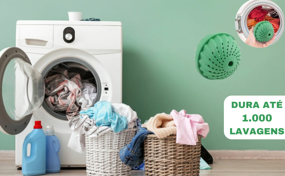 Bola Mágica Ecológica Para Lavar Roupas