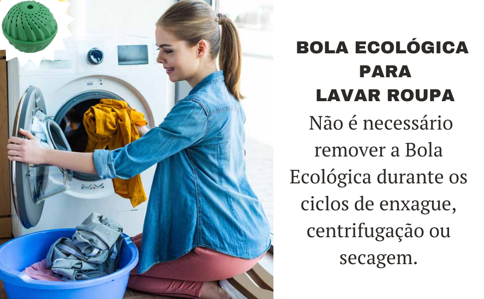 Bola Mágica Ecológica Para Lavar Roupas