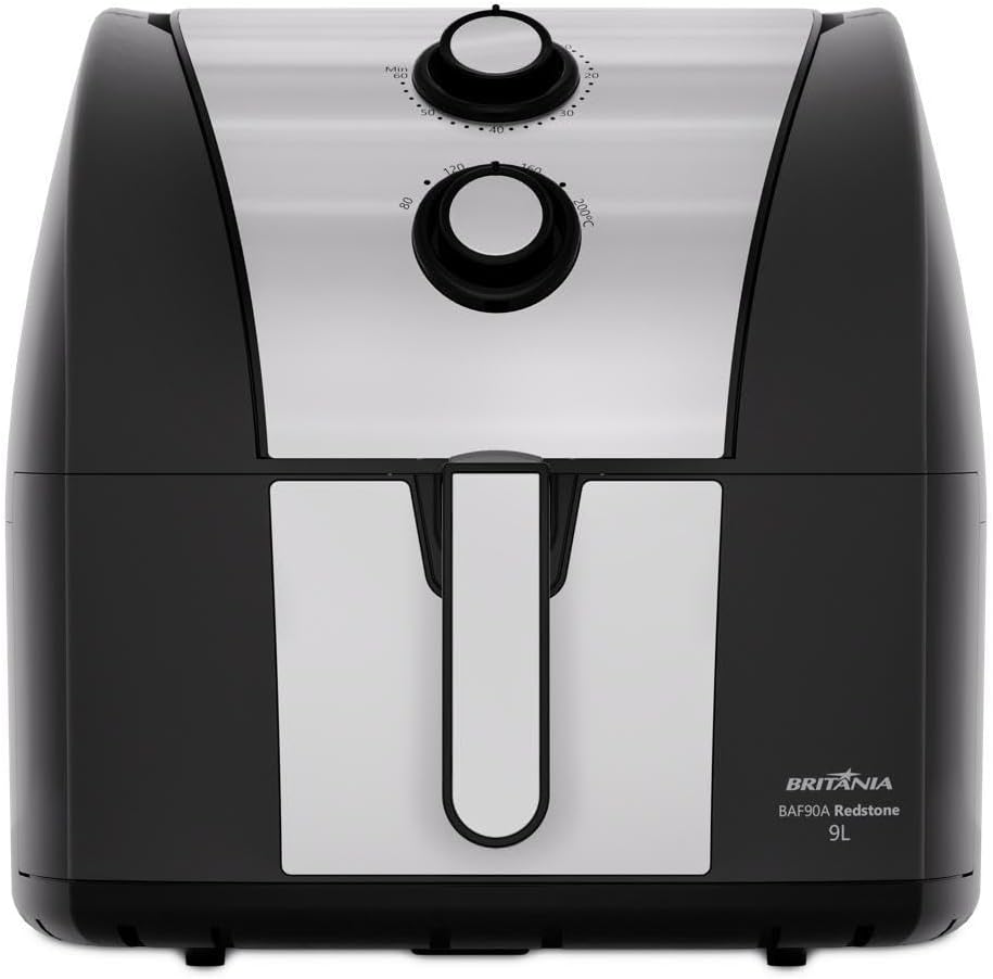 Air Fryer Britania 9L 2000W Antiaderente Redstone BAF90A 220V