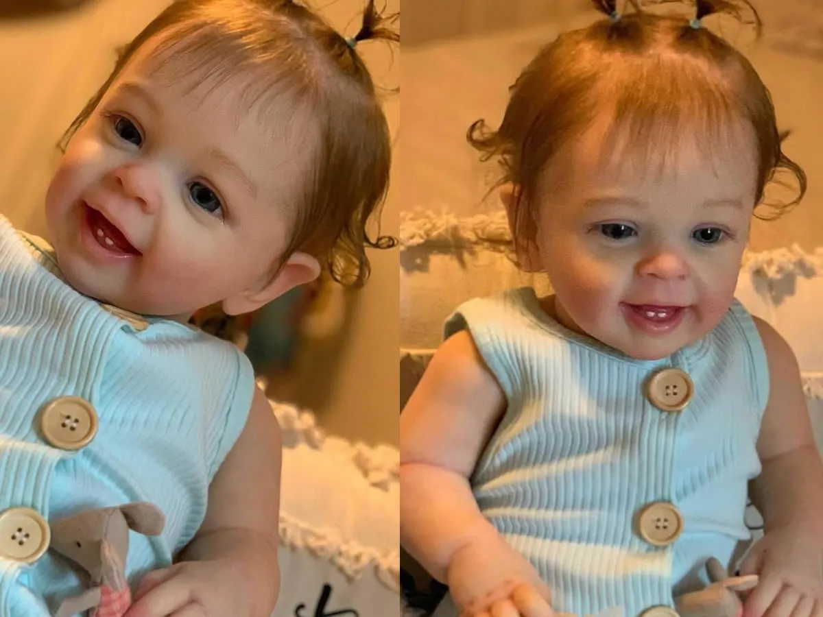Bebê reborn de silicone realista desperta amor maternal instantâneo
