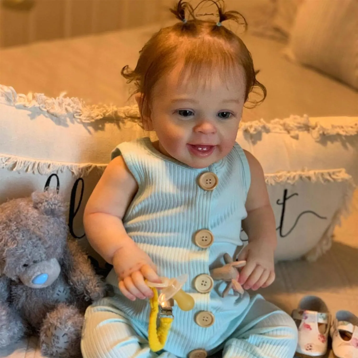Bebê reborn de silicone realista desperta amor maternal instantâneo2