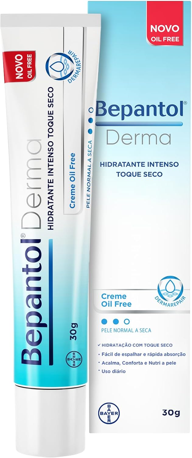 Bepantol Derma Toque Seco 30g Oil Free Hidratante Facial e