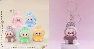 Conheça o chaveiro Labubu que está conquistando o mundo kawaii