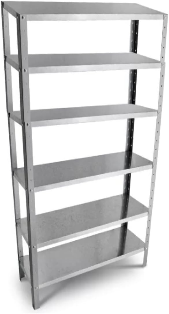 Estante de Aco Industrial 6 Prateleiras 90 cm Multiuso Suporta