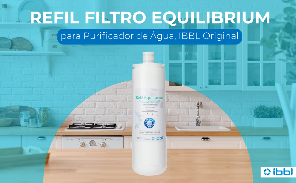 IBBL Refil Filtro Equilibrium para Purificador de Água 