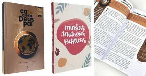 Kit Devocional Café com Deus Pai 2025 Caderno de Anotações Bíblicas