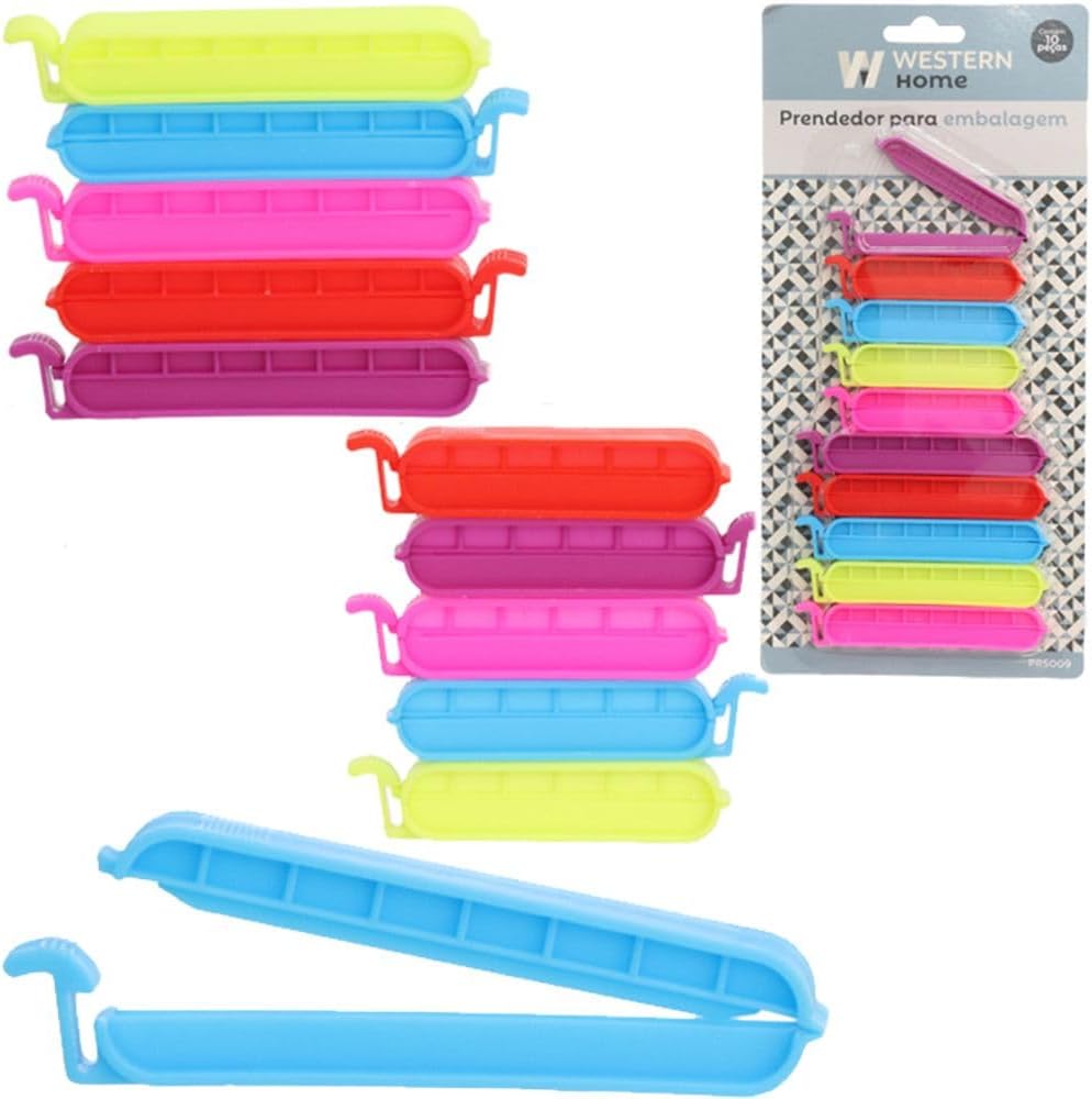 Kit Organizador com 8 ou com 10 Prendedores Coloridos para